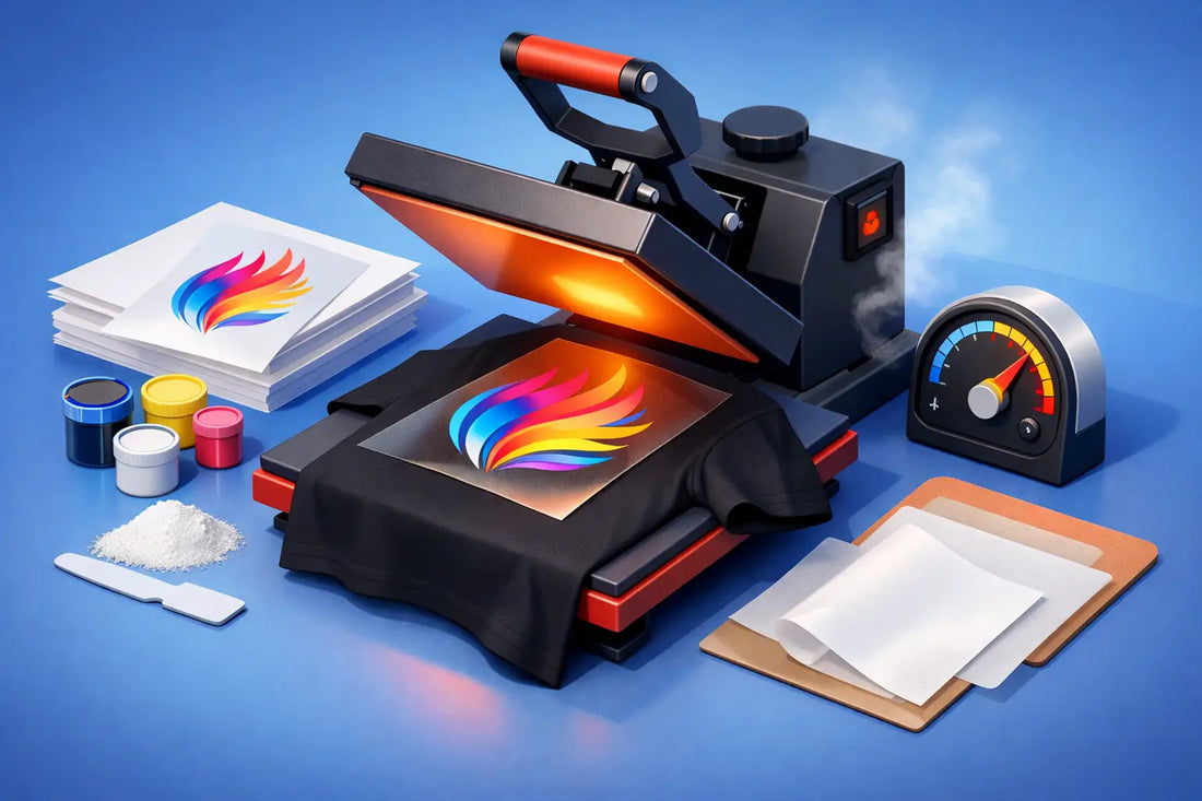 Best Heat Press Settings for DTF Prints