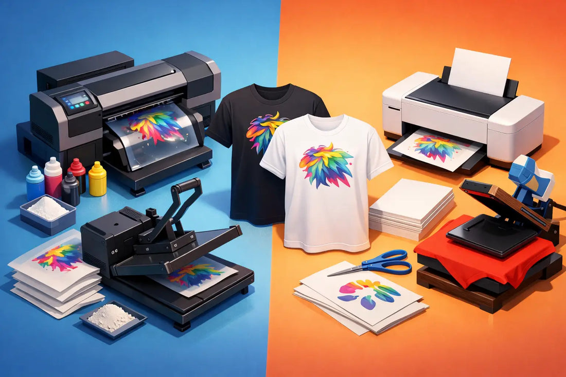 DTF Versus Heat Transfer Paper