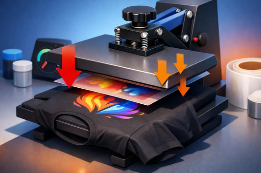 Heat Press Pressure for Better DTF Results