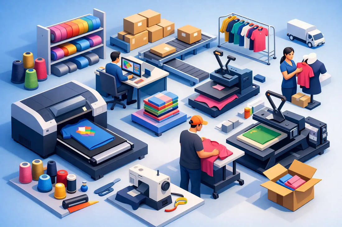 Apparel Production Workflow Guide for UK Printers