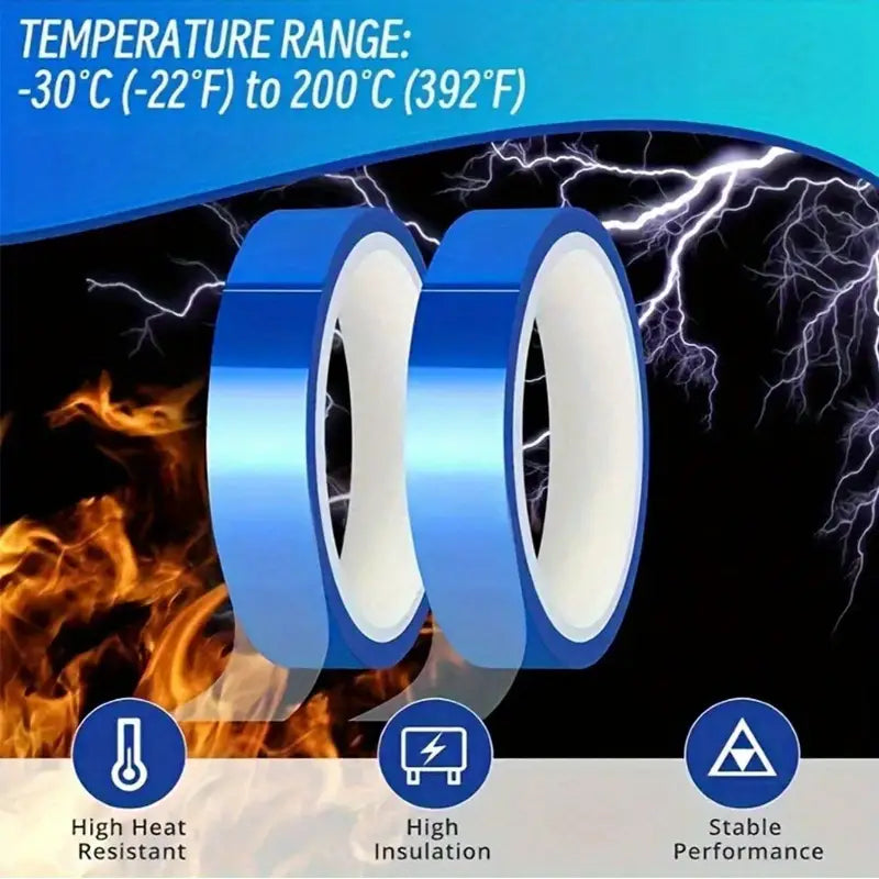 Heat transfer tape temperature range -30C to 200C with high heat resistant and insulation properties - DTF tape UK